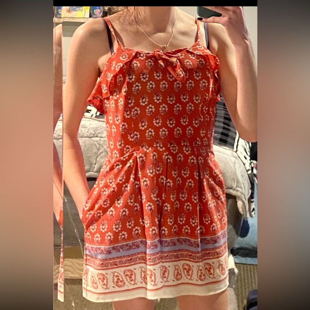 Floral Patterned Romper